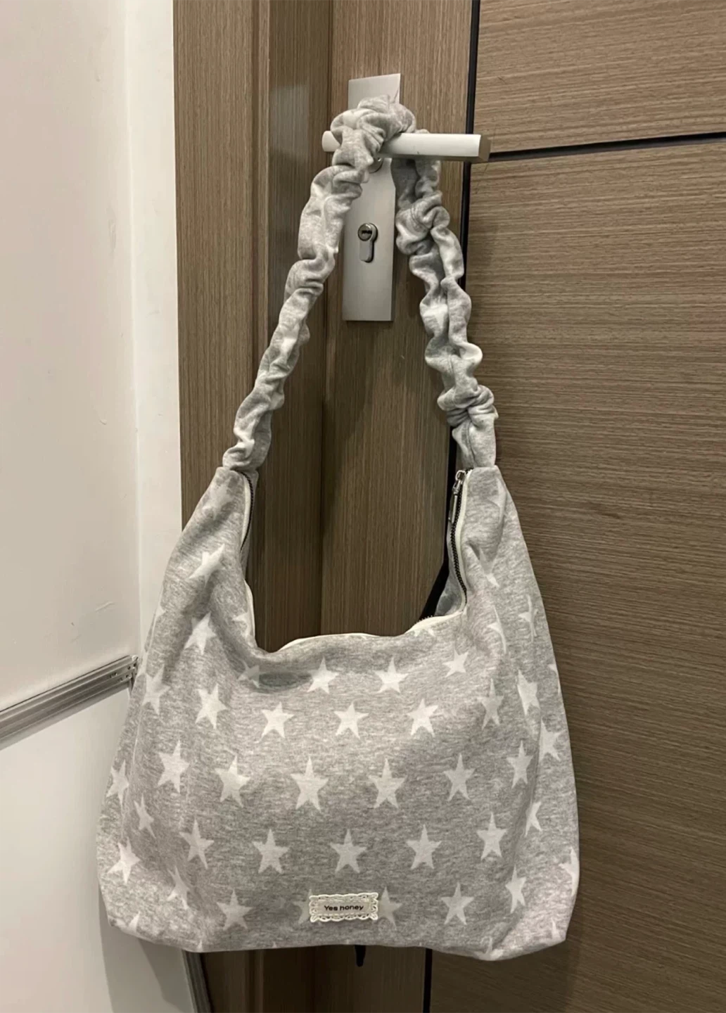New Grey Star Hobo Shoulder Bag ⭐