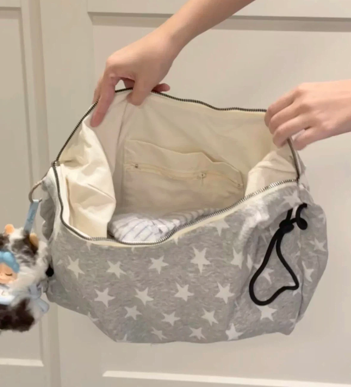 New Grey Star Hobo Shoulder Bag ⭐ - photo 3