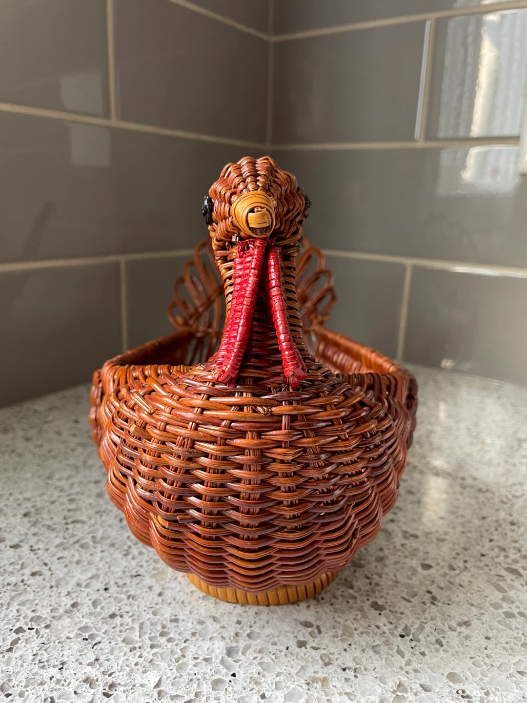 Woven Turkey-Shaped Basket - photo 2