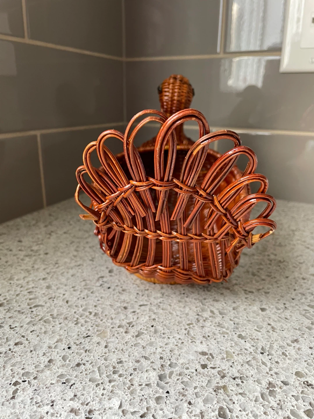 Woven Turkey-Shaped Basket - photo 3