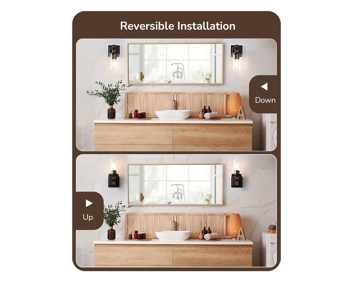 EDISHINE Farmhouse Wall Sconces (Set of 2) - photo 5