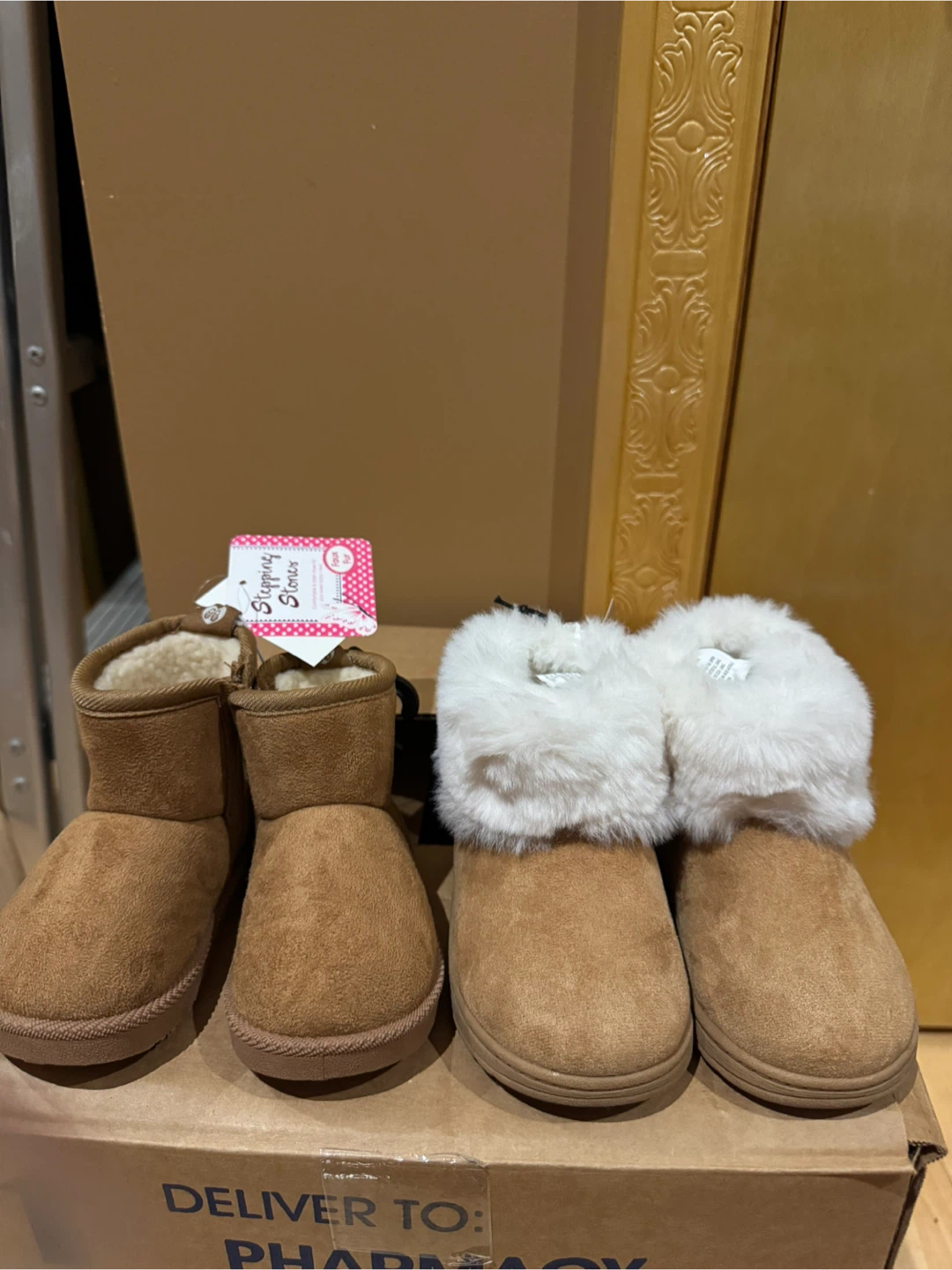 Thereabouts Tan Faux Fur Boots
