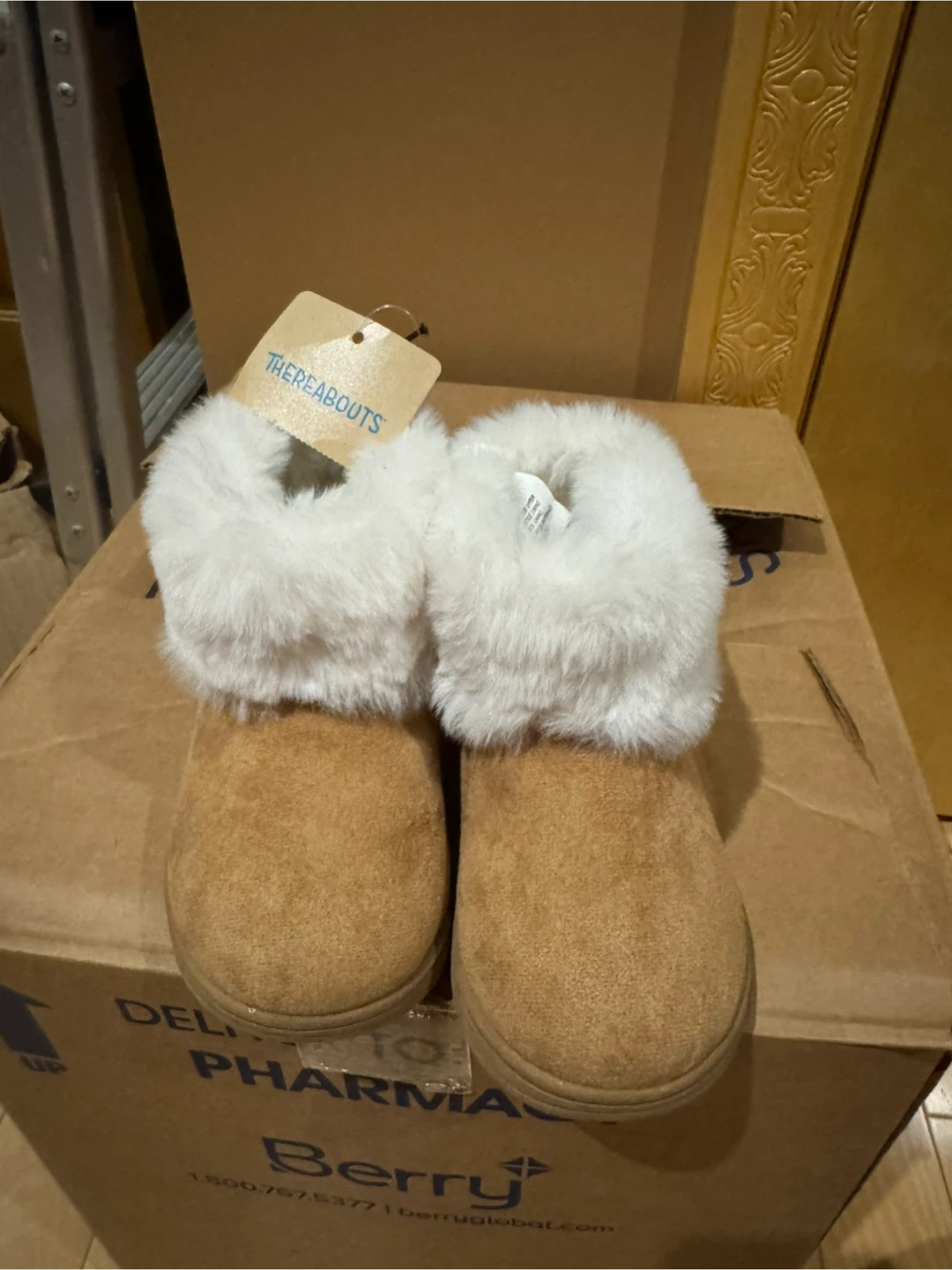 Thereabouts Tan Faux Fur Boots - photo 2