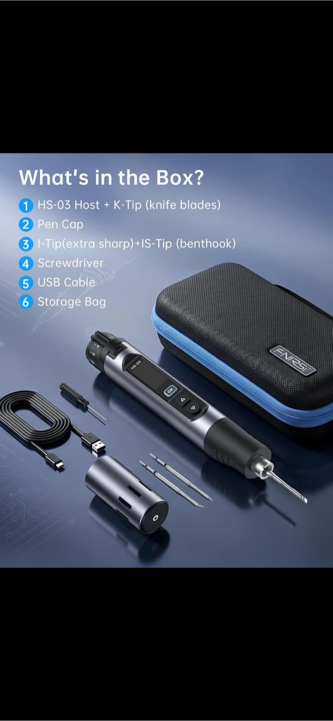 FNIRST HS-03 Portable Soldering Iron Kit