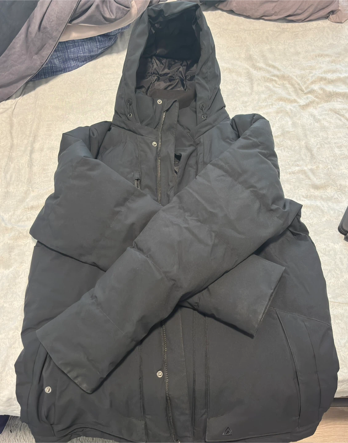 Black Winter Parka - Large size Men - photo 2