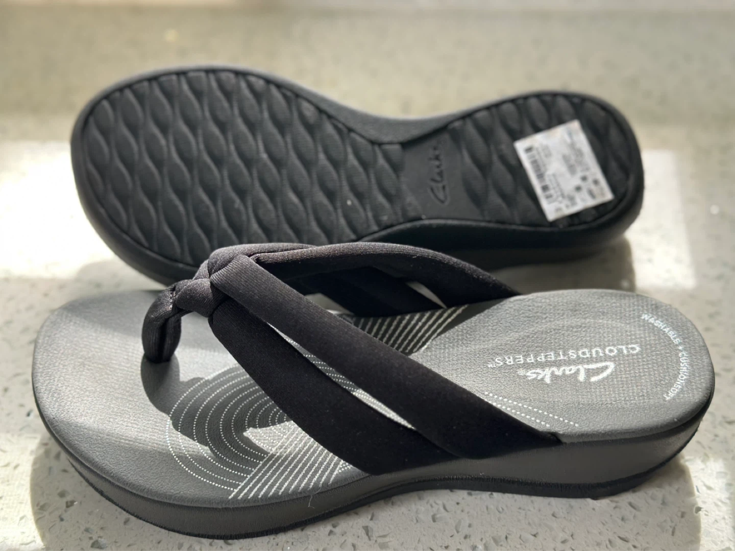 New Clarks Cloudsteppers Flip Flops - photo 3
