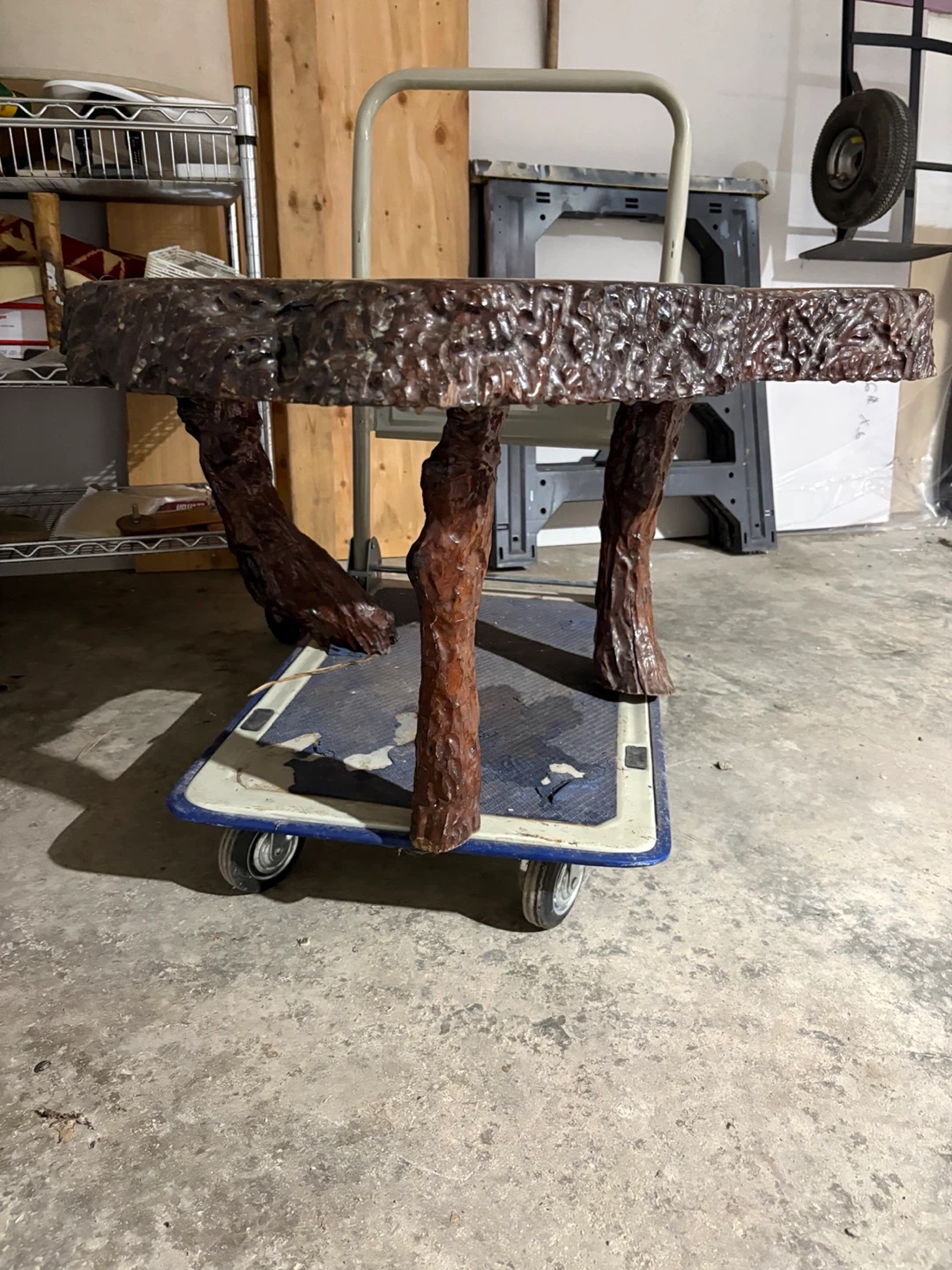 Live Edge Wooden Side Table - photo 3