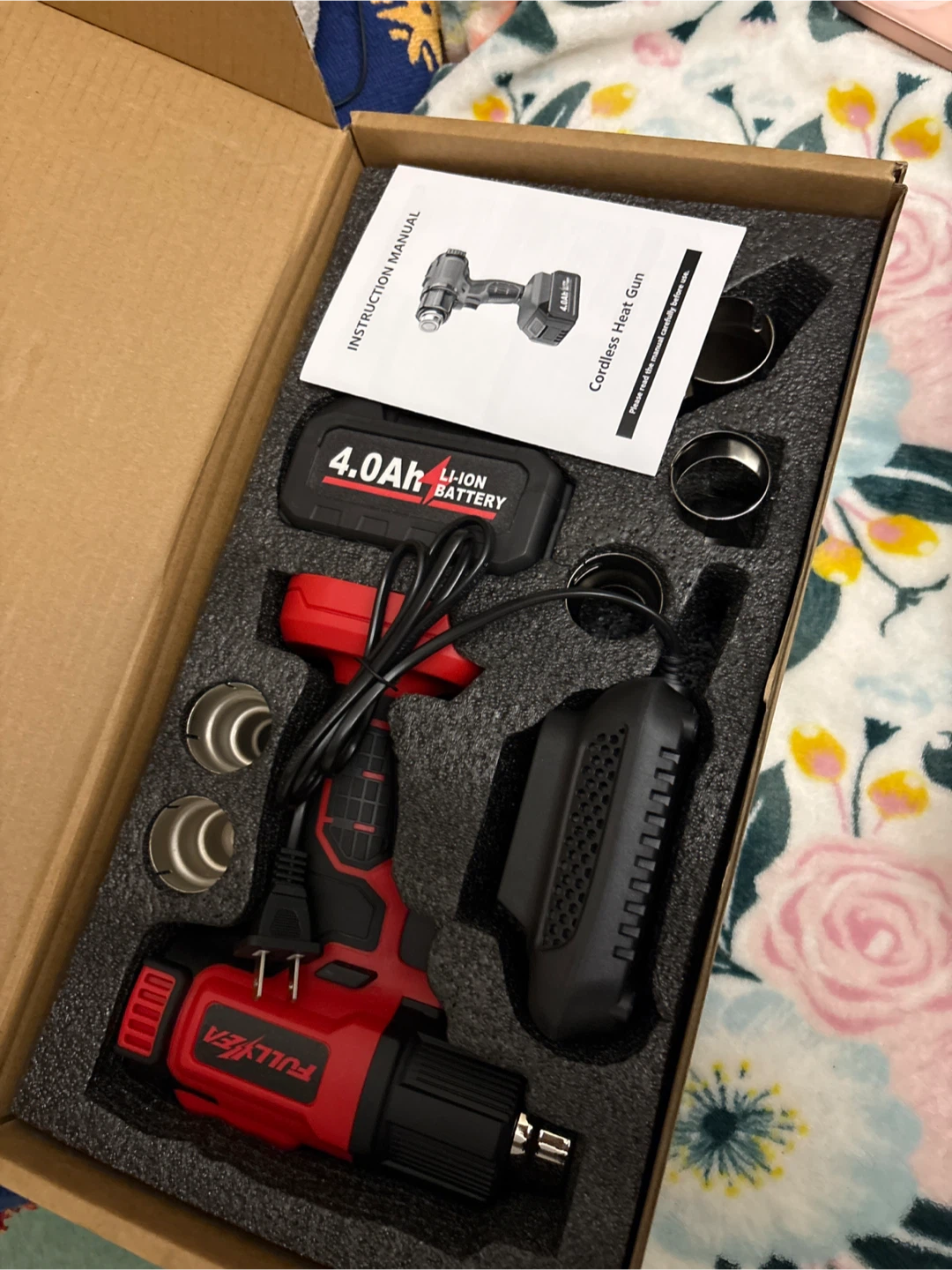 FULLYEA Cordless Heat Gun Kit - photo 2