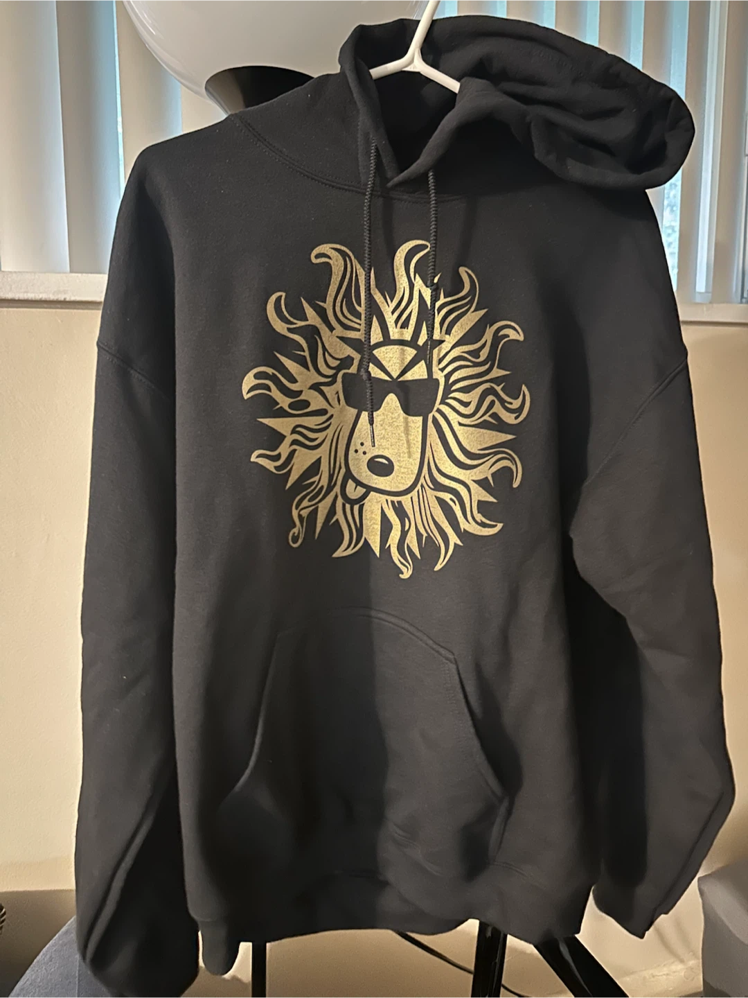 Black Gold Snoop Dog Hoodie Large
