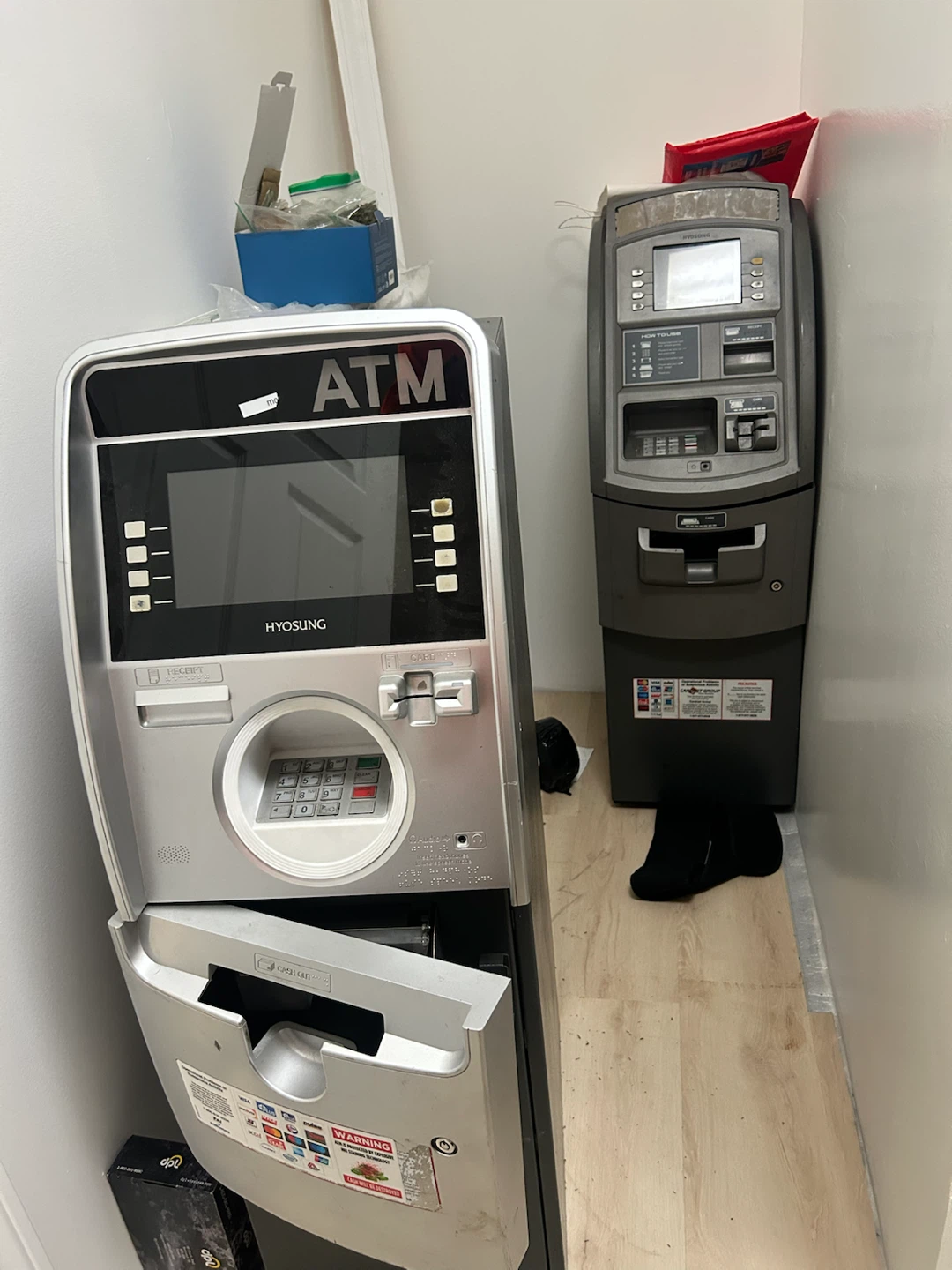 3 ATM Machines