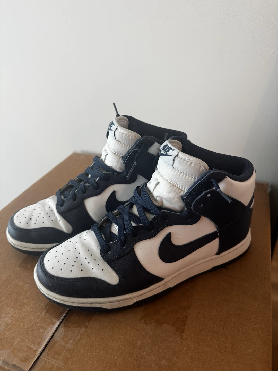 Nike Dunk High Midnight Navy Sneakers - photo 2
