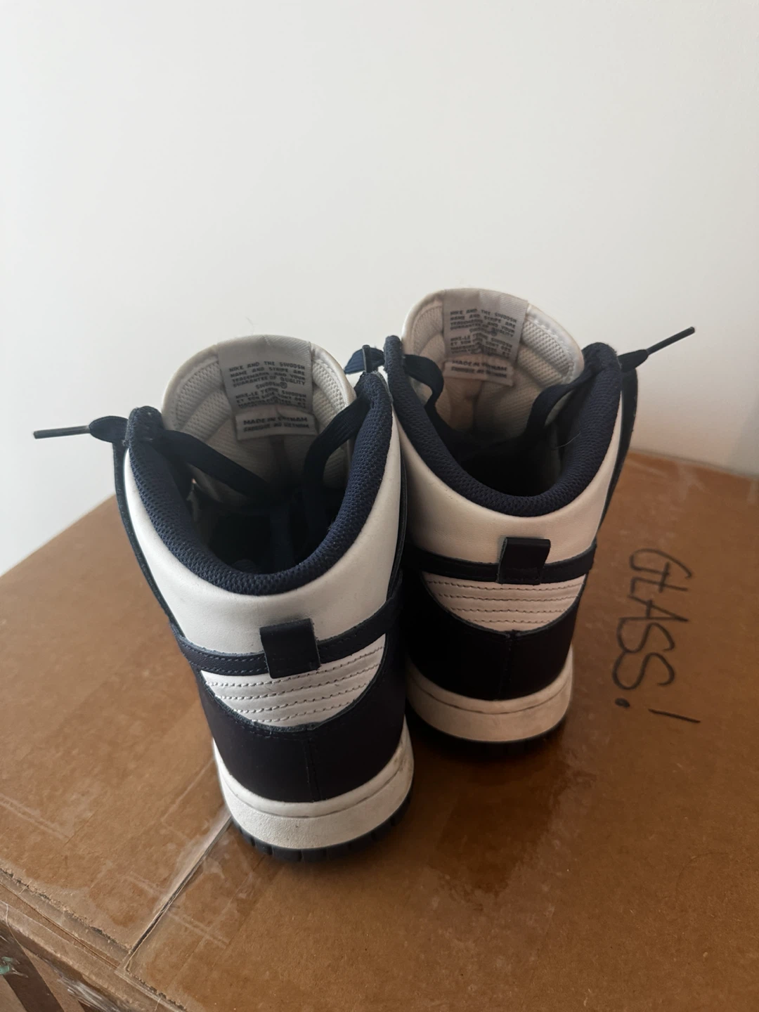 Nike Dunk High Midnight Navy Sneakers - photo 3