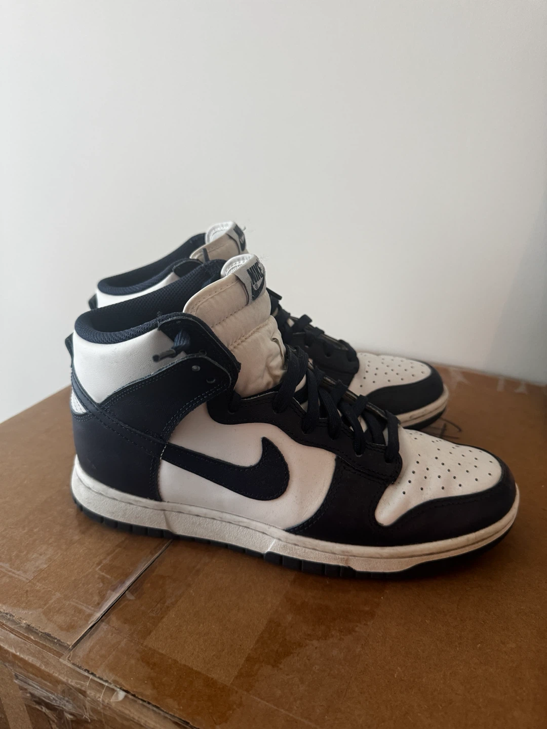 Nike Dunk High Midnight Navy Sneakers - photo 4