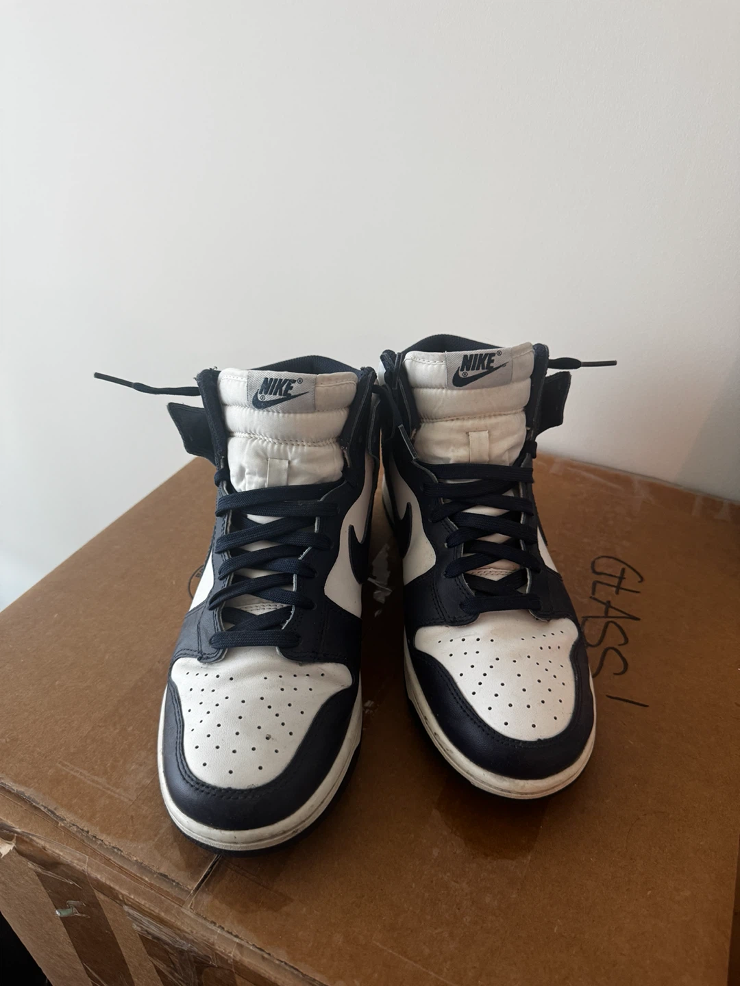 Nike Dunk High Midnight Navy Sneakers - photo 5