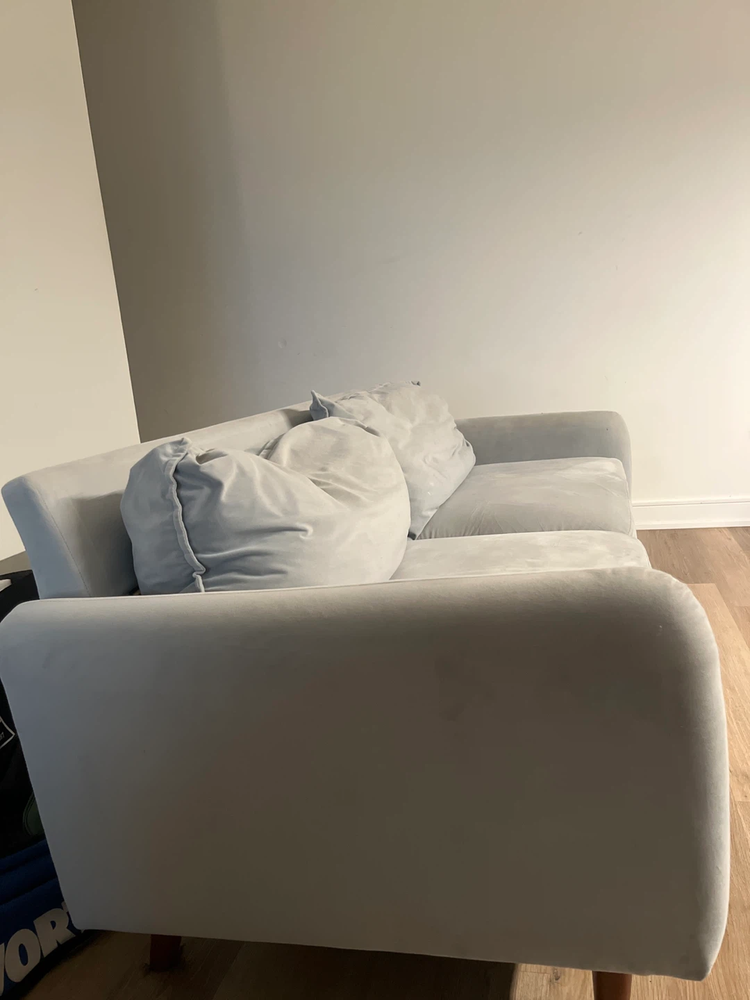Light Grey Loveseat - photo 2