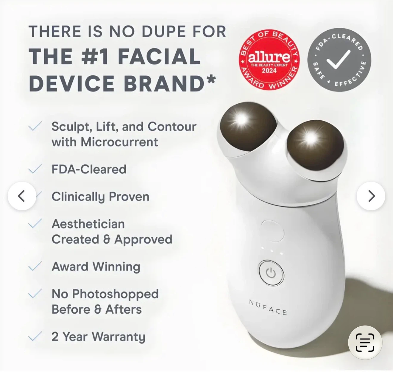 NuFACE Microcurrent Home Facial Device – 3 Attachments (479$)✨ - photo 3