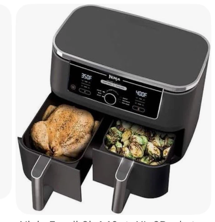 Ninja Foodi 6-QT 2-Basket Air Fryer