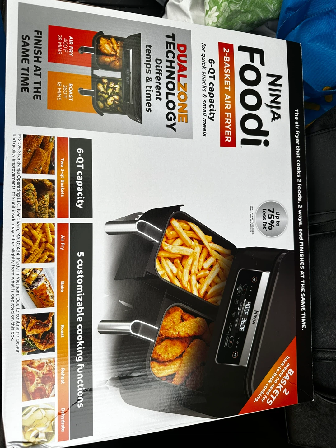 Ninja Foodi 6-QT 2-Basket Air Fryer - photo 2