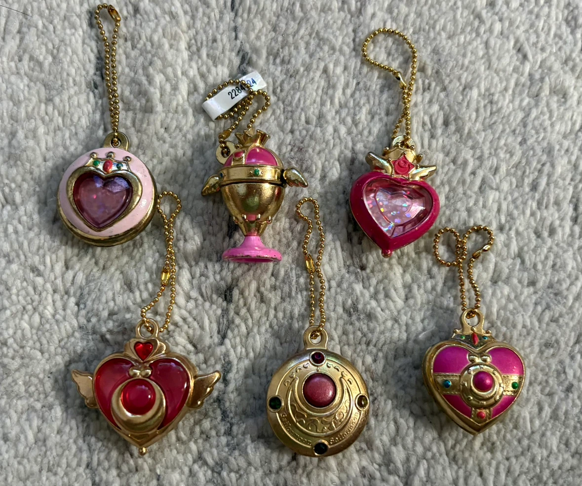 Sailor Moon compact Keychain straps anime cosplay Sailormoon