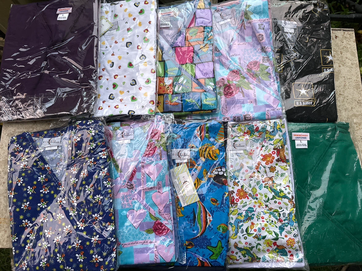 Assorted Size Large Scrub Tops - photo 3