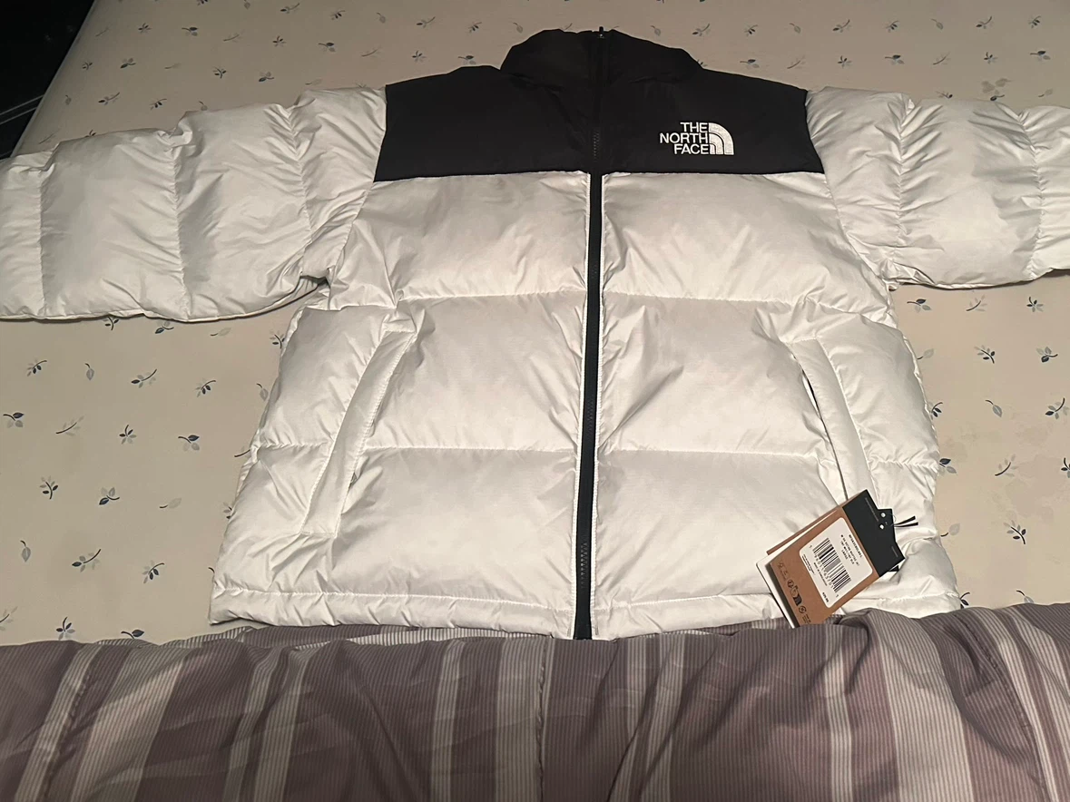 The  North Face  Jacket White and Black