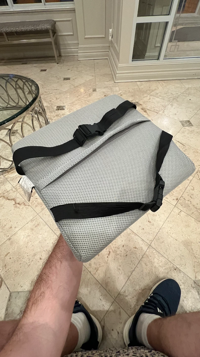 Grey Lumbar Support Cushion - photo 2
