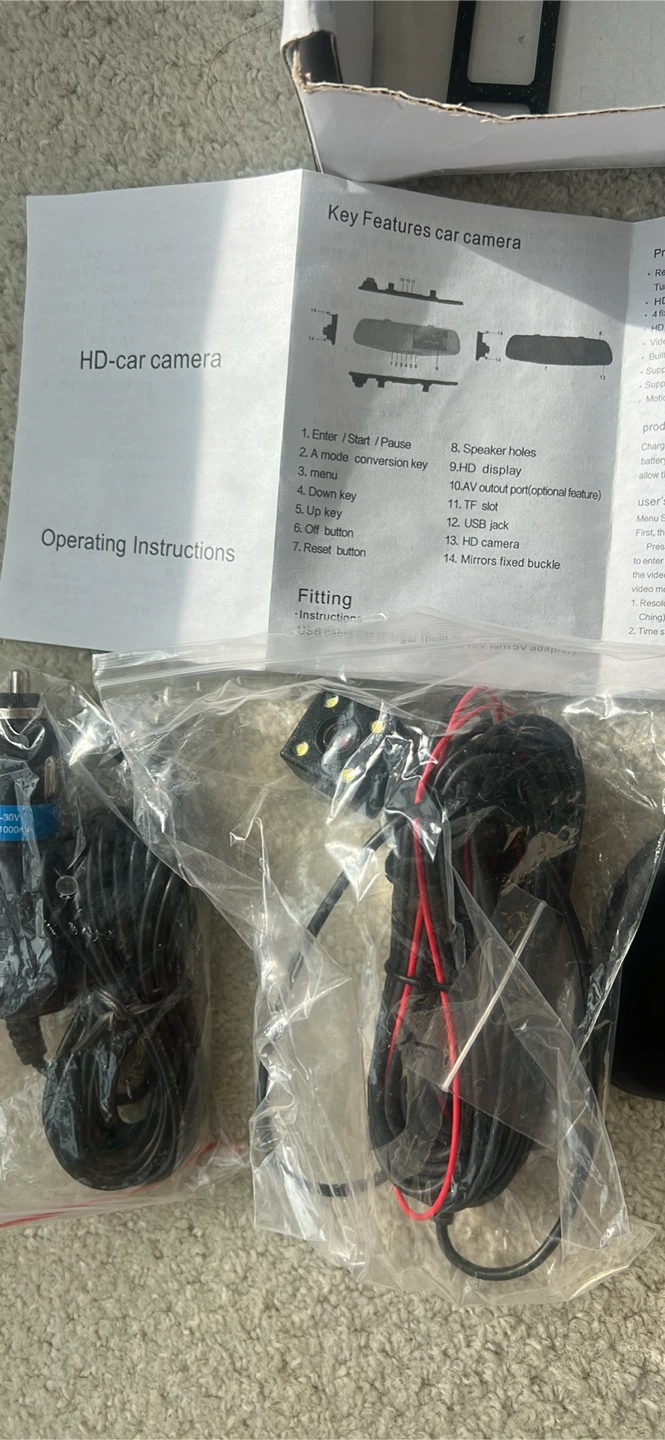 HD Car Mirror Dash Camera - photo 4