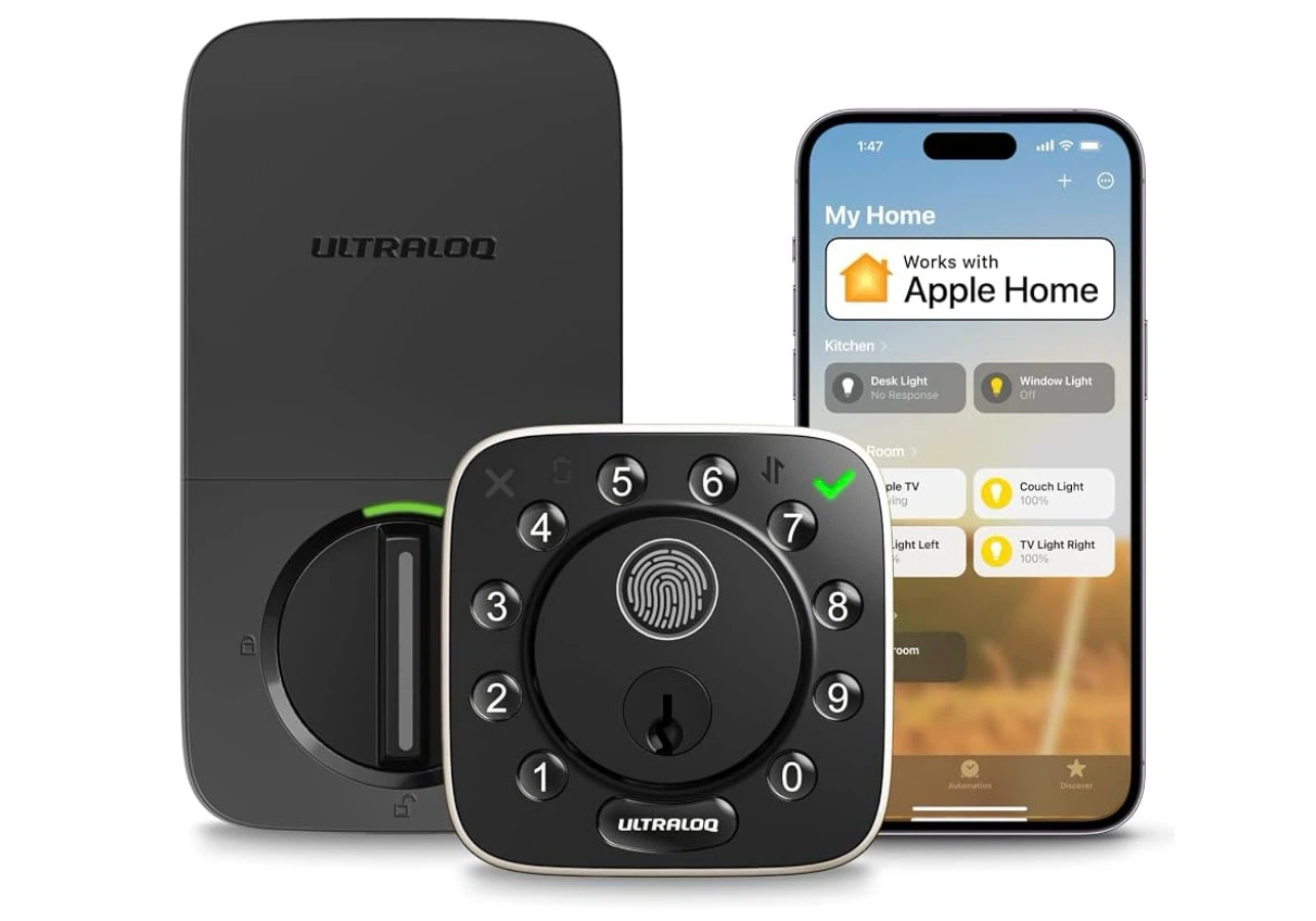 ULTRALOQ Bolt Fingerprint Smart Wi-Fi Deadbolt