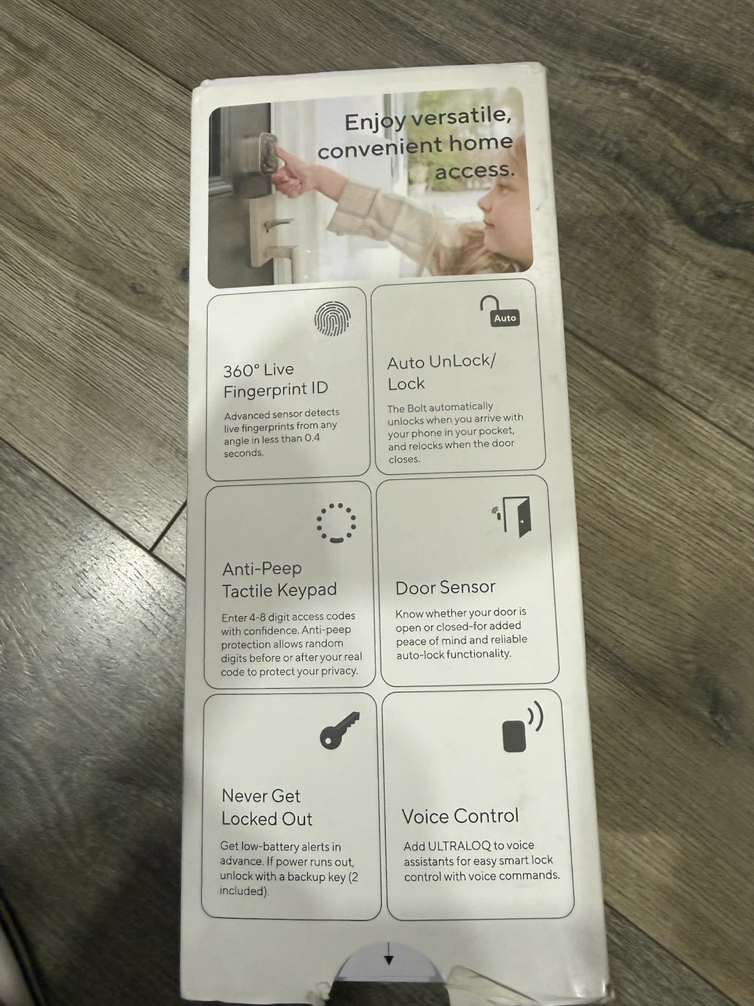ULTRALOQ Bolt Fingerprint Smart Wi-Fi Deadbolt - photo 3