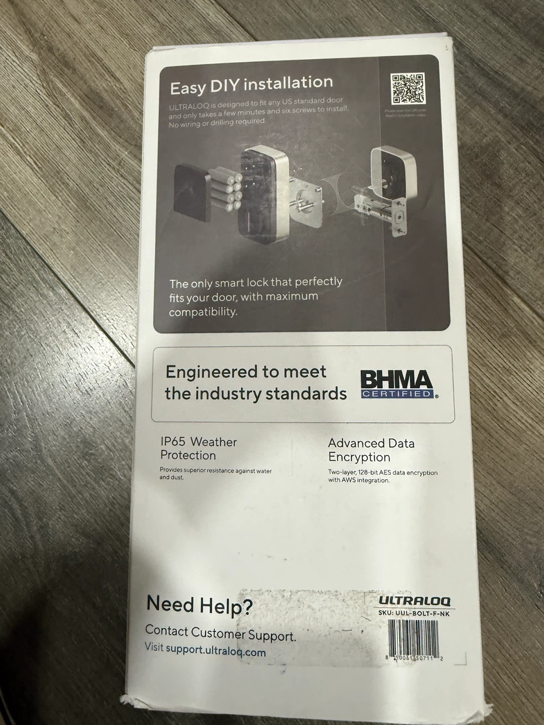 ULTRALOQ Bolt Fingerprint Smart Wi-Fi Deadbolt - photo 5
