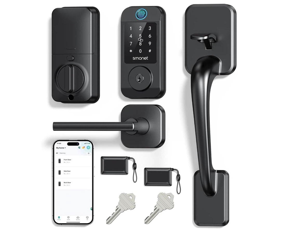 Smonet Smart Lock with Fingerprint and IC Fobs