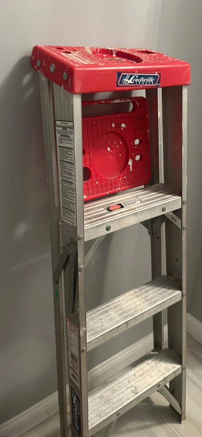 Louisville Ladder 3-Step Aluminum Ladder