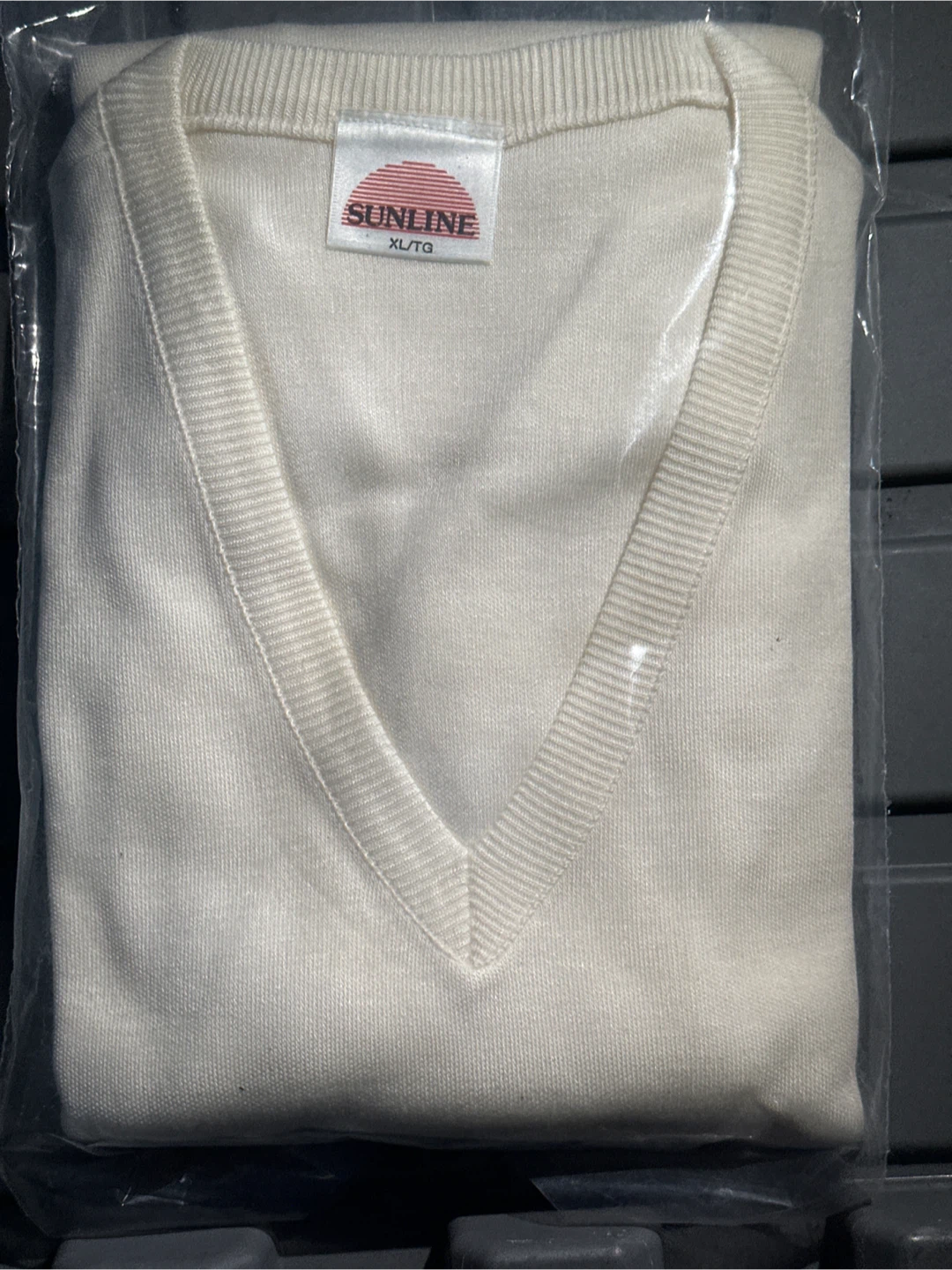Sunline V-Neck Sweater White