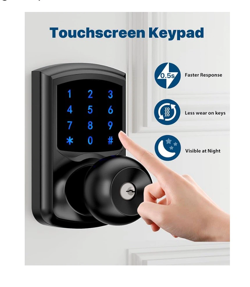 HIDALIFE Keyless Entry Door Lock - photo 2