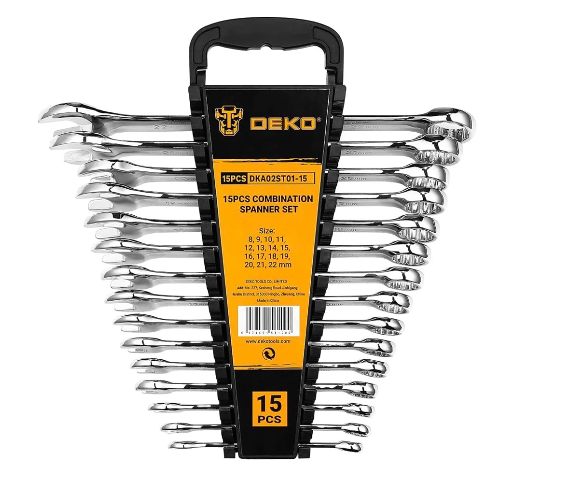 New DEKO Metric Combination Wrench Set