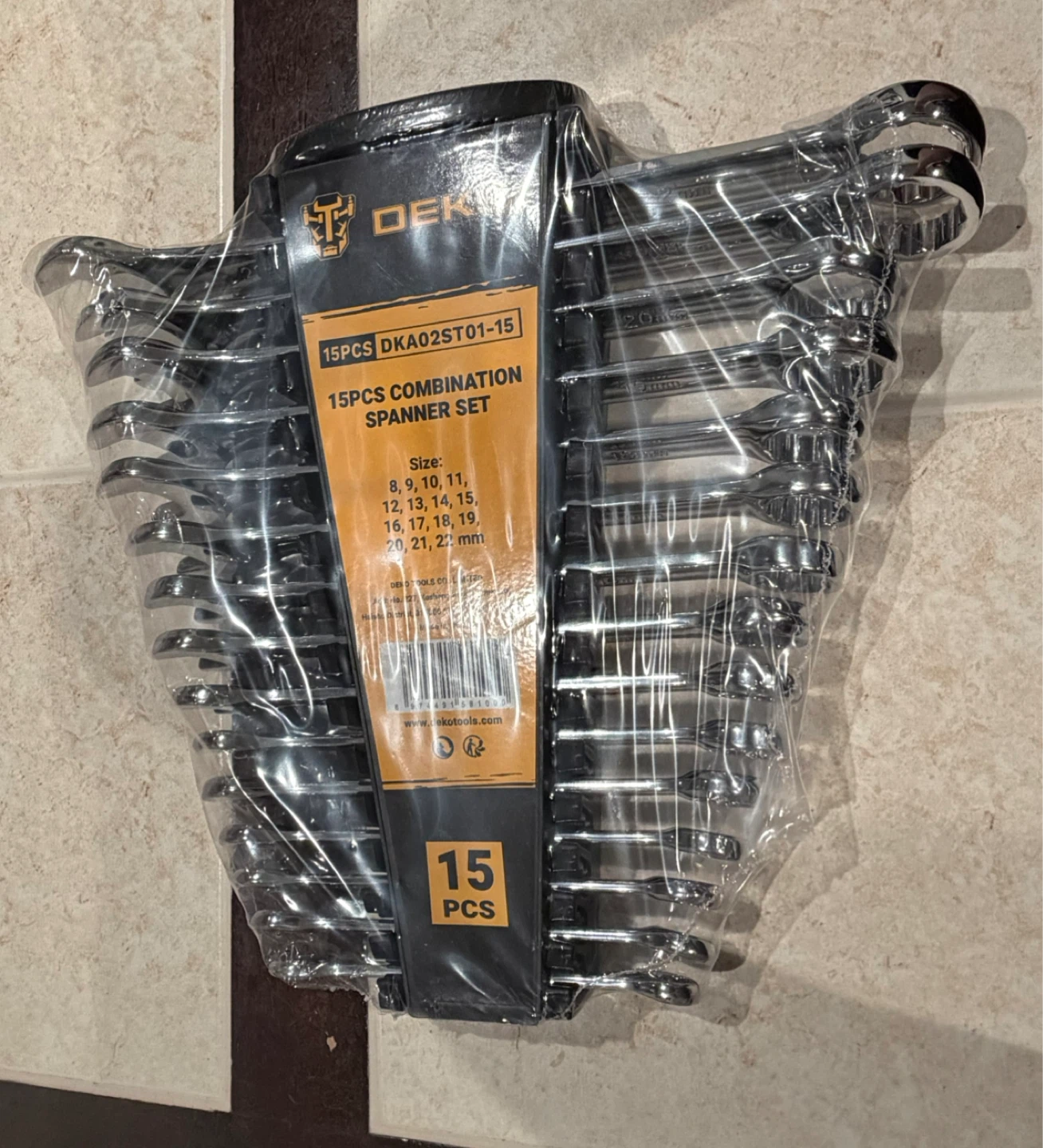 New DEKO Metric Combination Wrench Set - photo 5