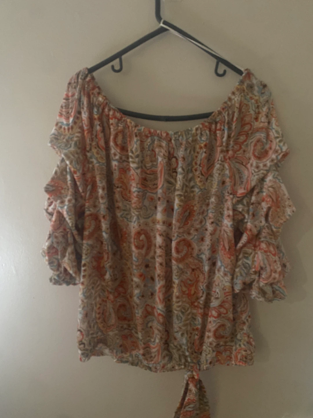 Blusa de manga larga de colores