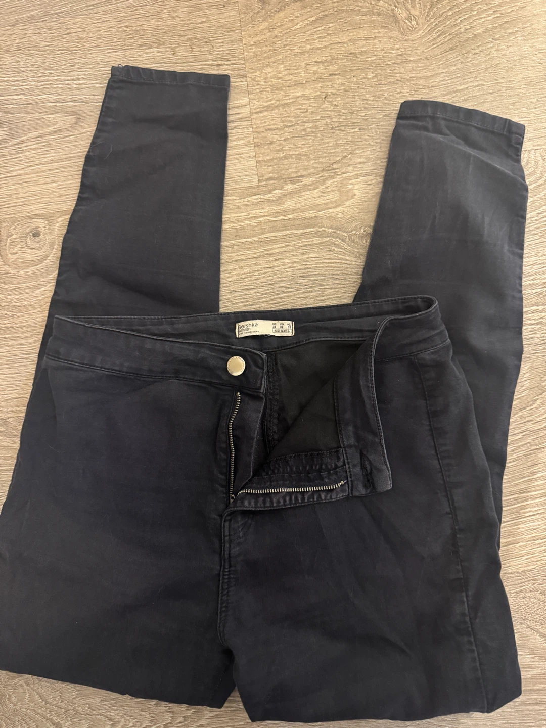 Bershka blue pants-high waist - photo 2