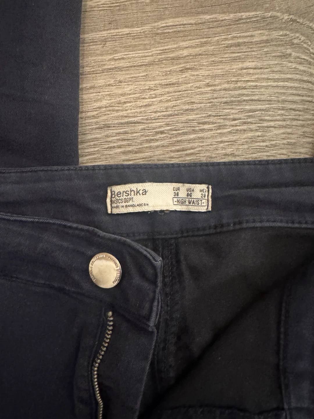 Bershka blue pants-high waist - photo 3