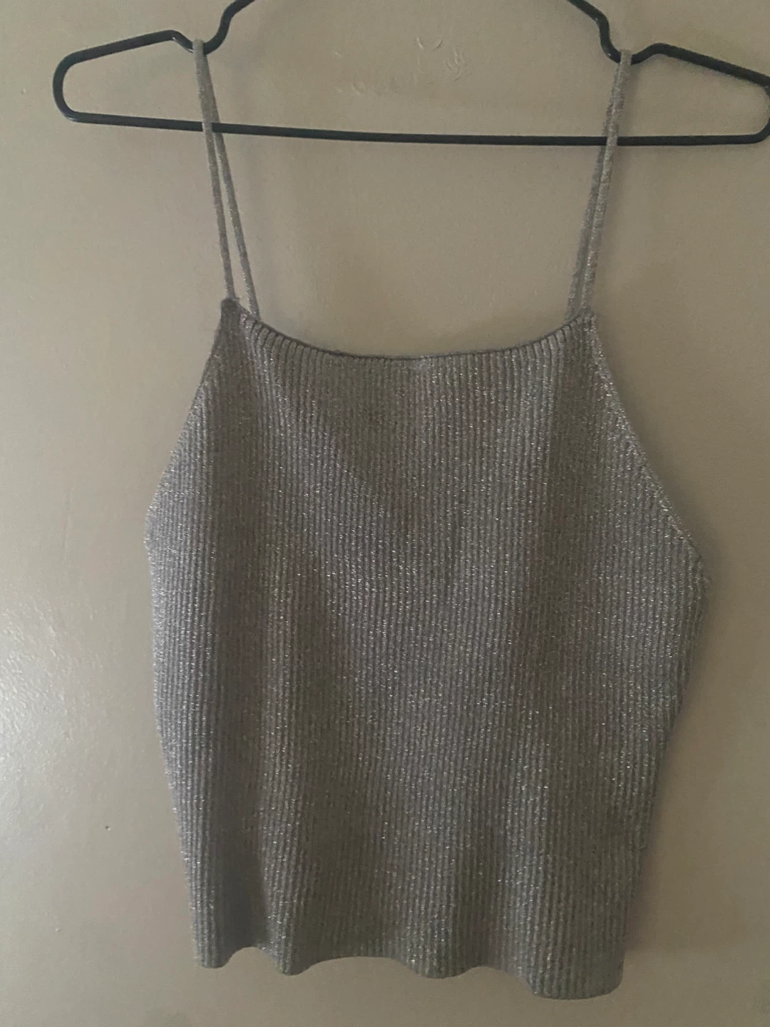 Silver Shimmer Tank Top