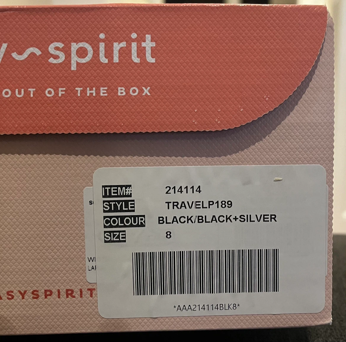 Easy Spirit Traveltime Mules Black/Silver Size 8 - photo 3