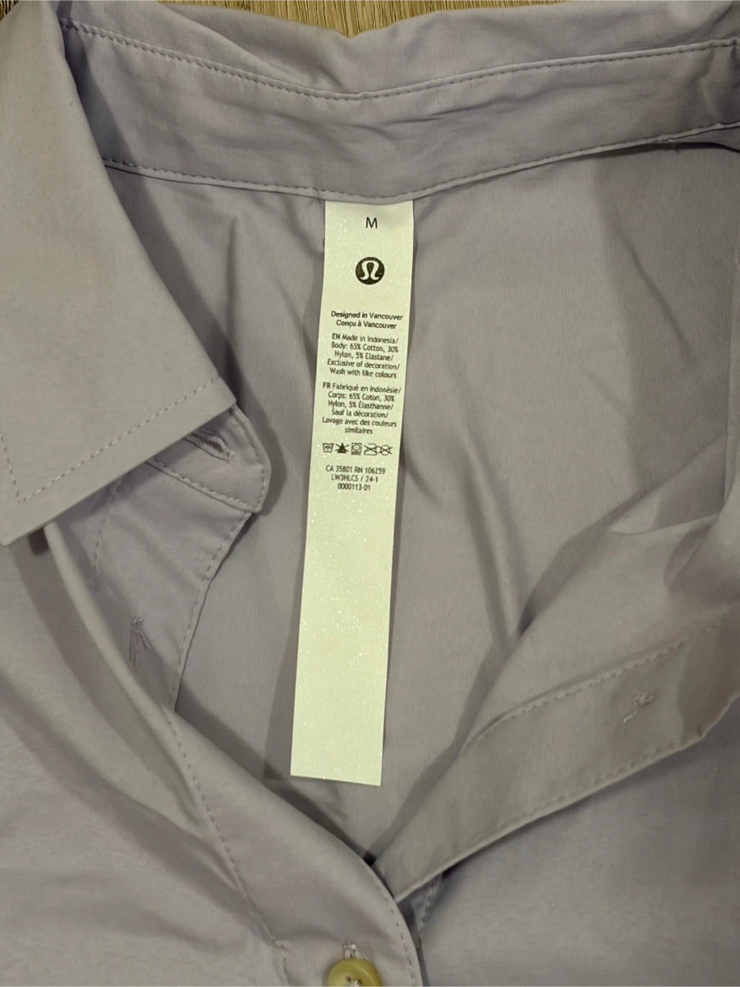 Lululemon Relaxed-fit Cotton-Blend Poplin Button-Down Shirt - photo 5