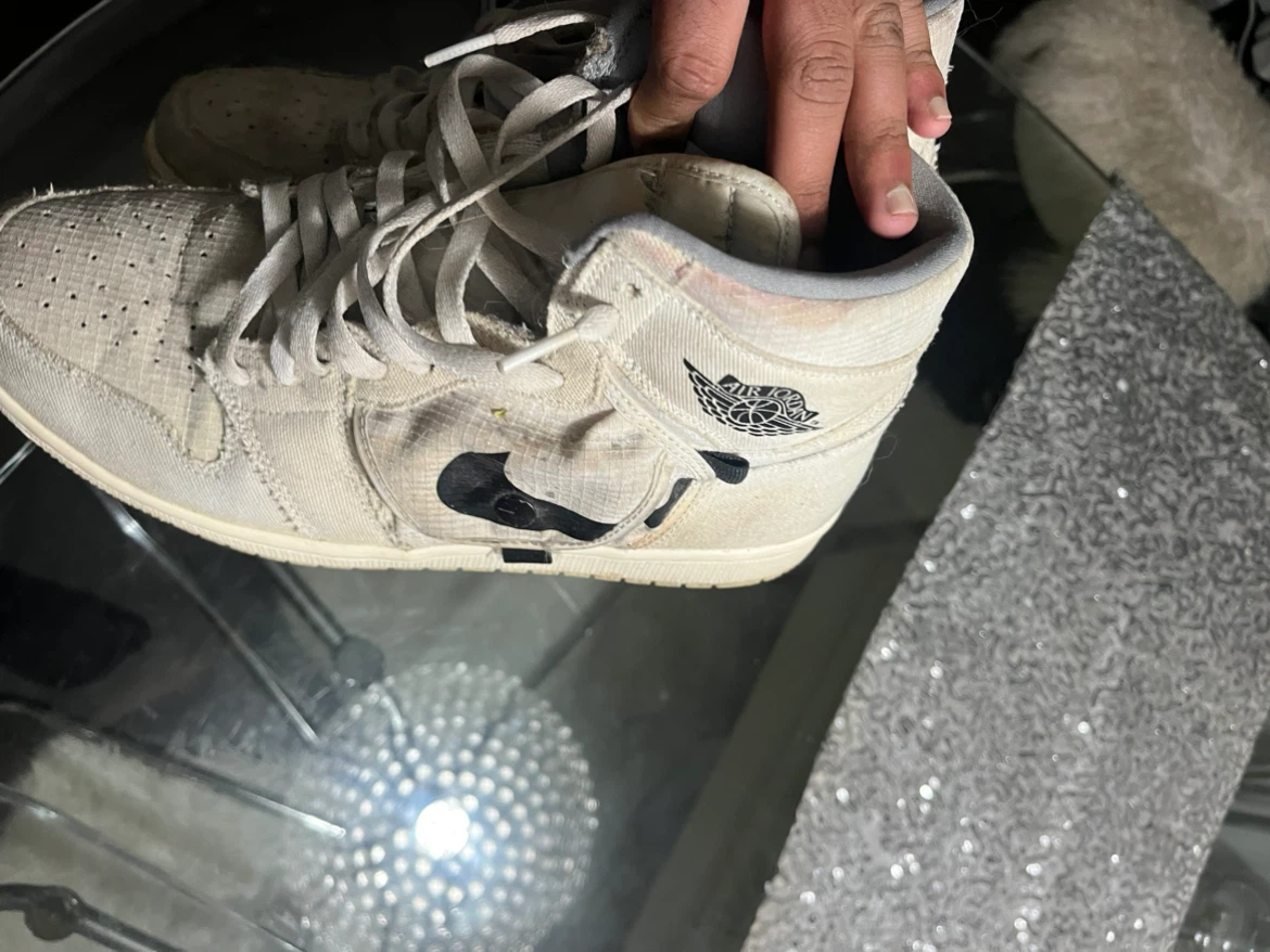Air Jordan 1 Retro High OG Sail Canvas size 11 - photo 3
