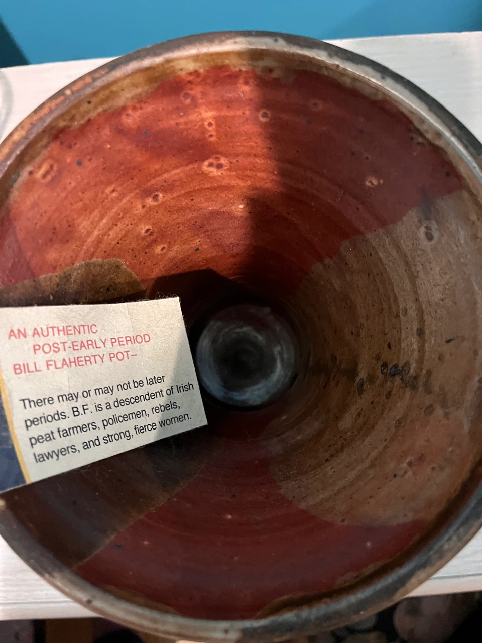 Bill Flaherty Handmade Ceramic Pot