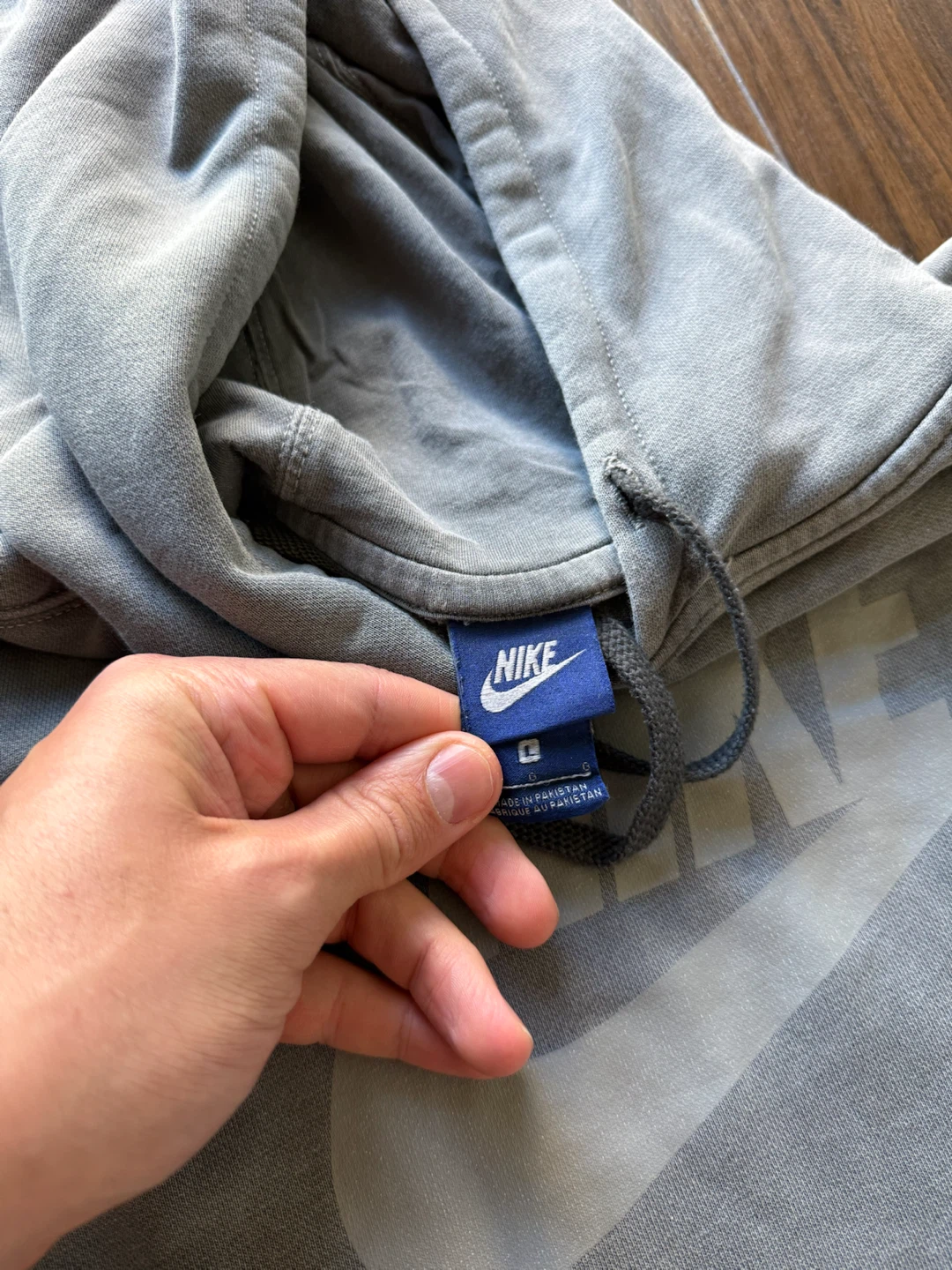 Nike Short Sleeve Grey Hoodie - photo 2
