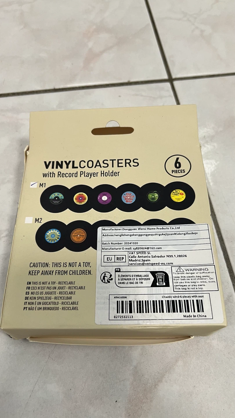 Cap Gun Vinyl Record Coasters Set - photo 3
