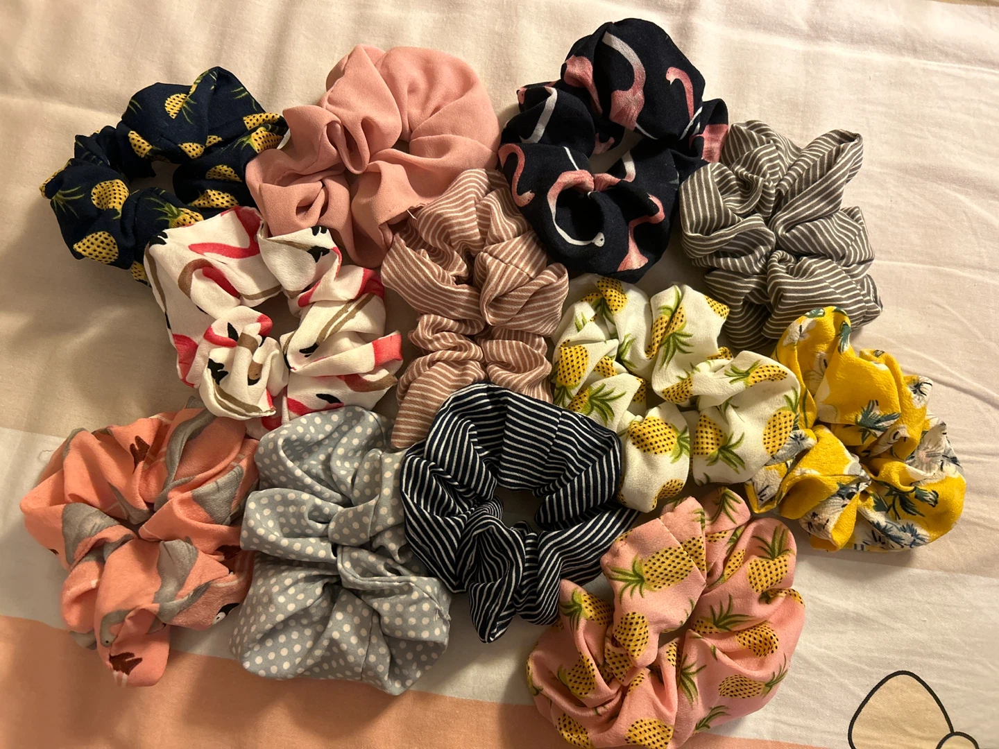 Assorted Patterned Scrunchies