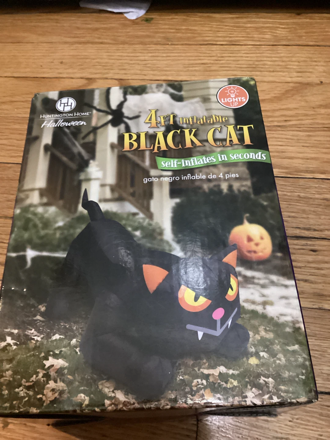 Huntington Home 4ft Inflatable Black Cat