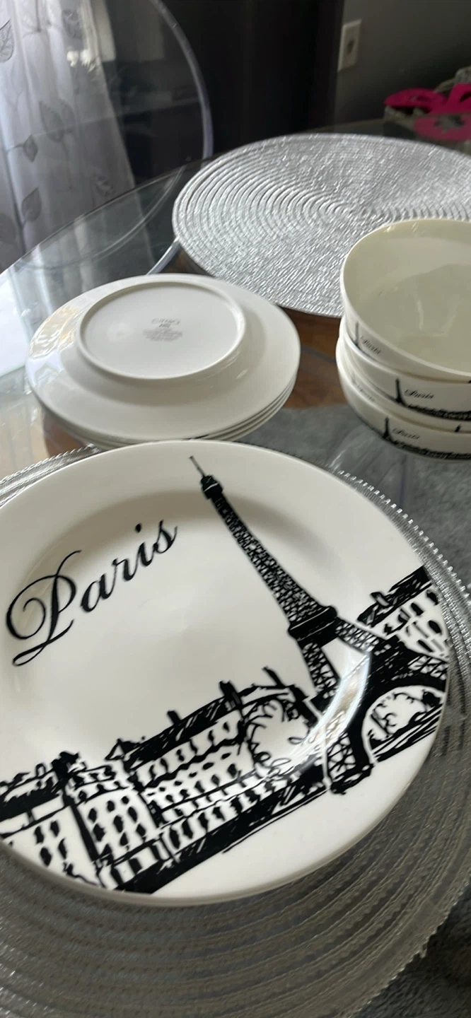 Circa Paris Fine China Dishes-16 pieces