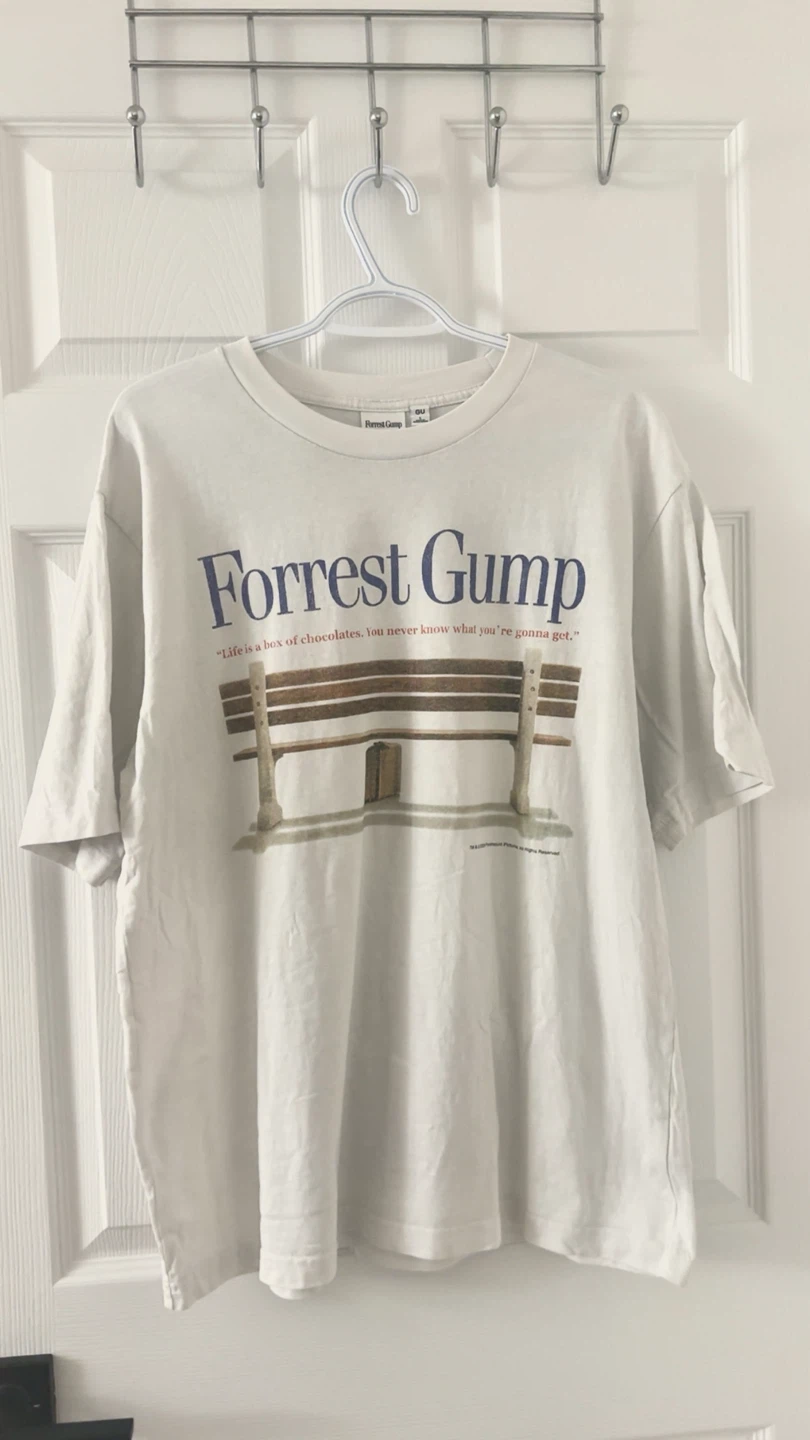 GU Unisex Vintage Forrest Gump Graphic Tee - photo 2